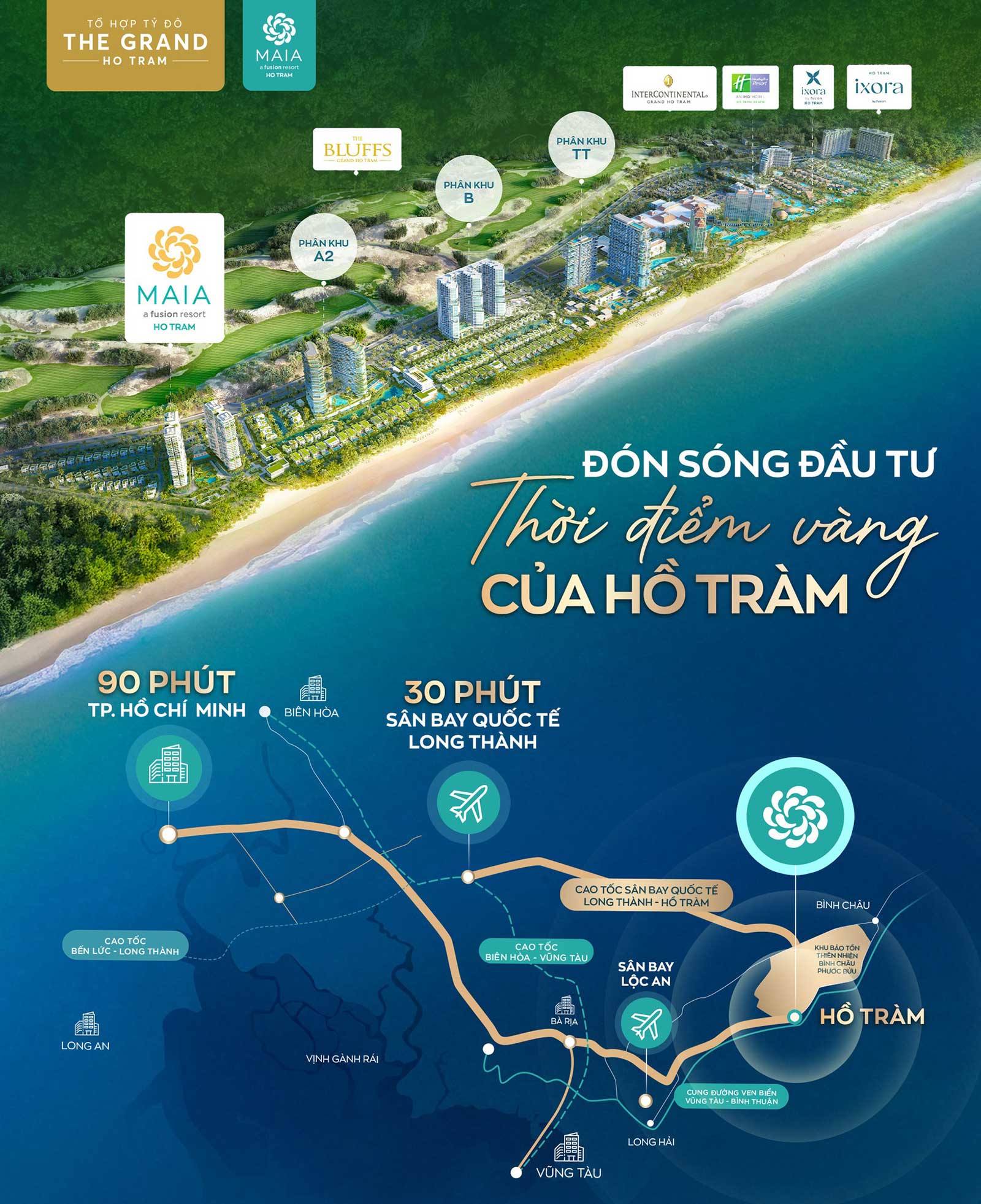 Maia Resort Ho Tram - mảnh ghép nâng tầm nghỉ dưỡng tại thủ phủ du lịch Hồ Tràm.