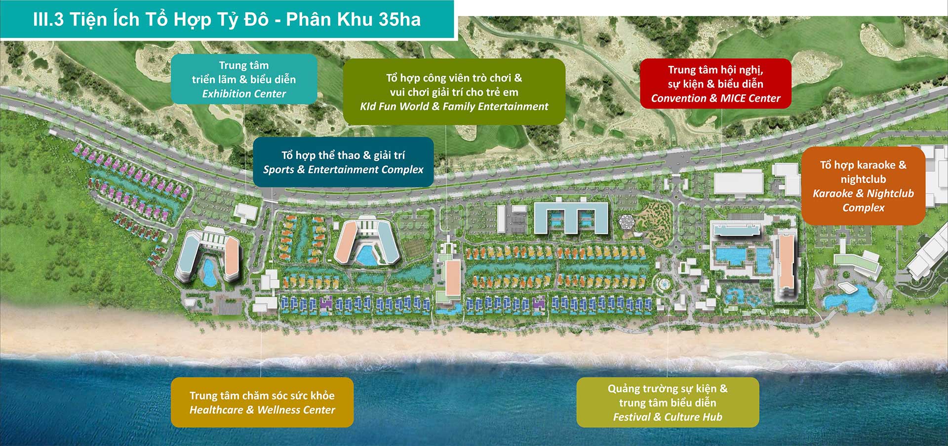 Maia resort ho tram tien ich 35ha