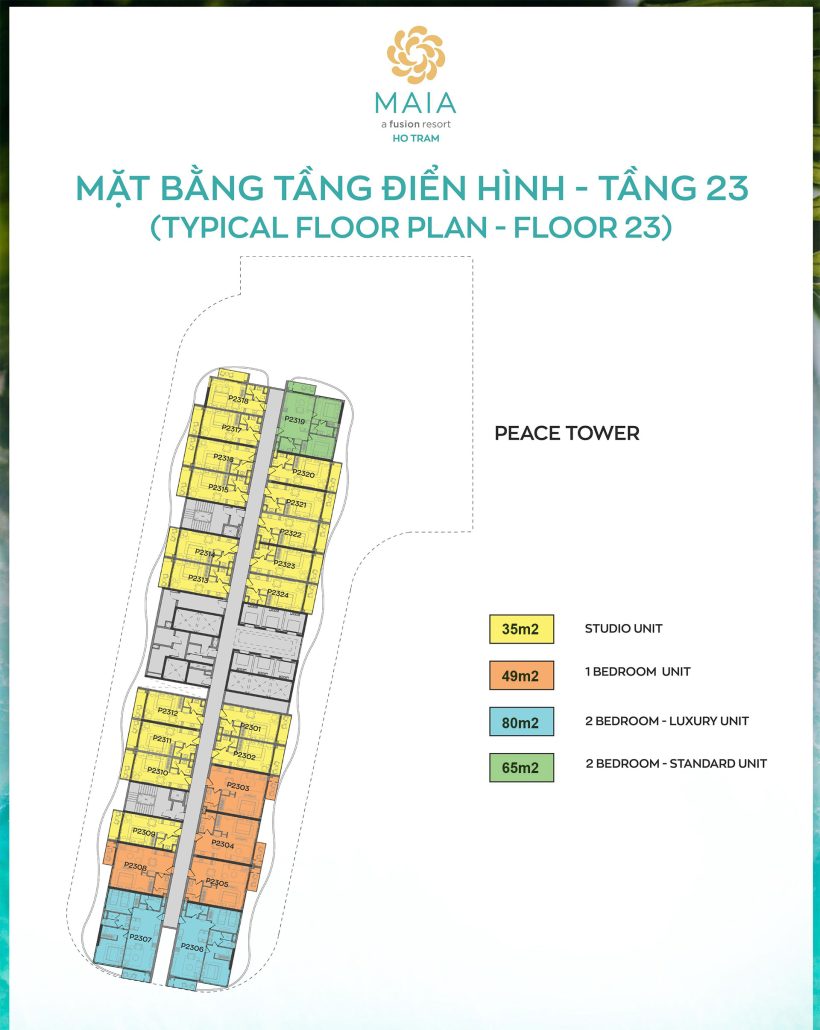 mat bang Maia resort Ho Tram