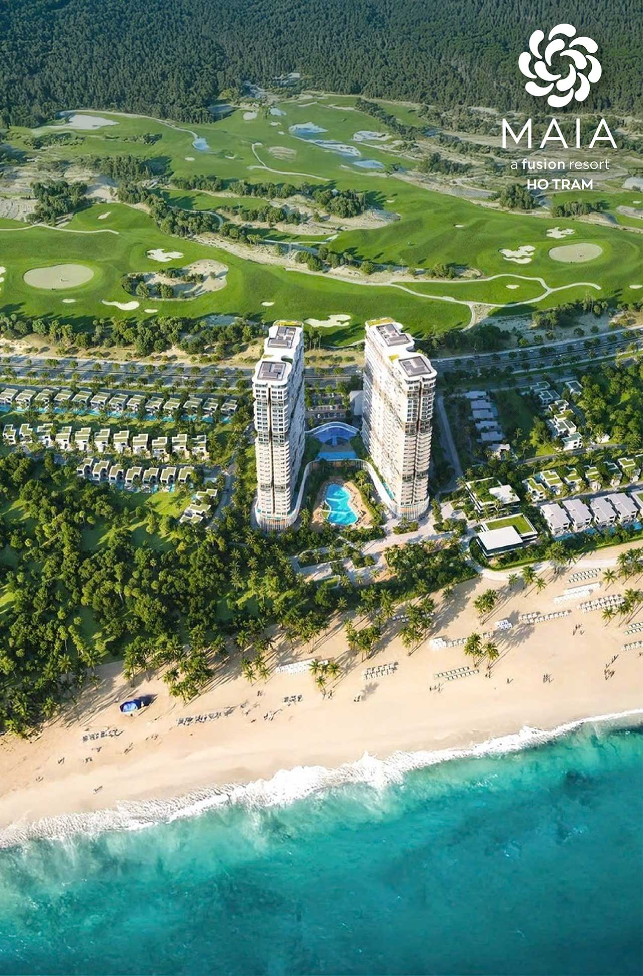 Phối cảnh dự án khu nghỉ dưỡng Maia Resort Ho Tram
