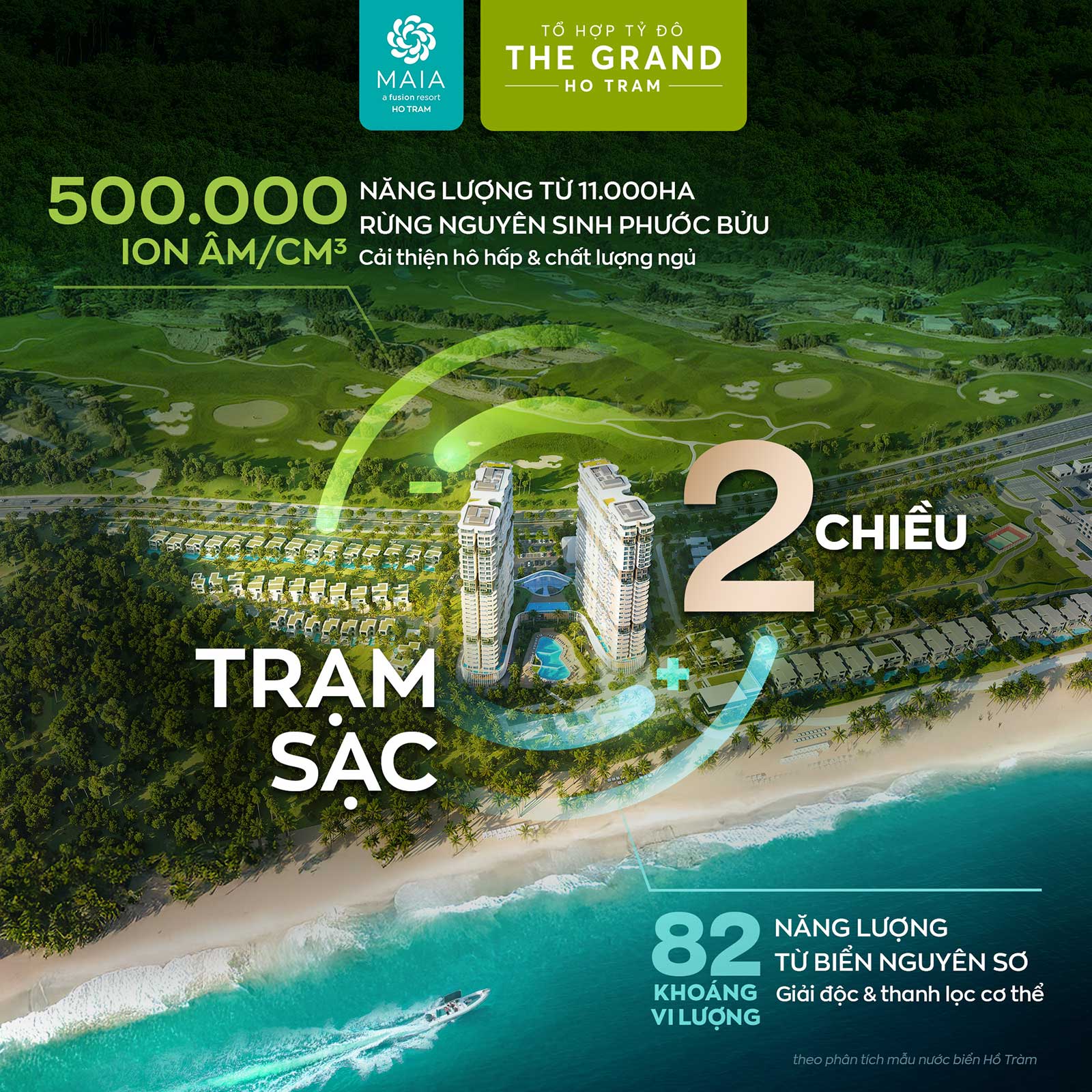 Maia Resort Ho Tram - mảnh ghép nâng tầm nghỉ dưỡng tại thủ phủ du lịch Hồ Tràm.
